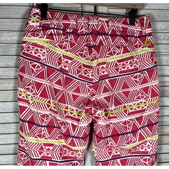 Marmot Youth Girl's XL Insulated Ski Snow Pants - Pink Geometric Pattern - Picture 9 of 12